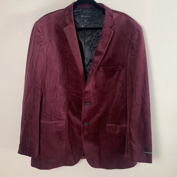 INC International Concepts Other - INC International Concepts Size XL Regular Fit Sport Coat Blazer Jacket Burgundy